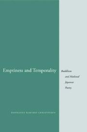 Emptiness and Temporality by Esperanza Ramirez-Christensen