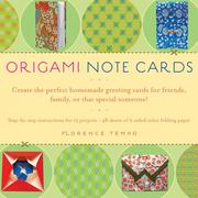 Cover of: Origami Note Cards