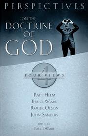 Cover of: Perspectives on the Doctrine of God: Four Views (Perspectives)