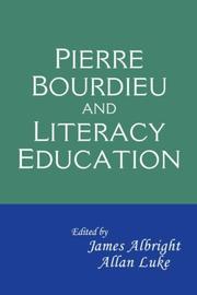 Cover of: Pierre Bourdieu and Literacy Education