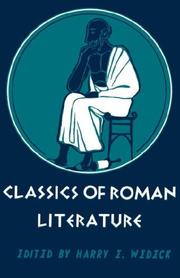 Cover of: Classics of Roman Literature by Harry Ezekiel Wedeck