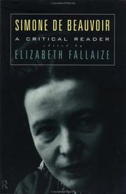 Simone de Beauvoir : a critical reader