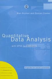 Quantitative data analysis with SPSS for Windows : a guide for social scientists