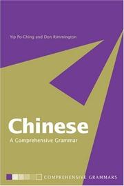 Chinese : a comprehensive grammar