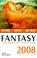Cover of: Fantasy: The Best of the Year, 2008 Edition