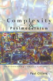 Cover of: Complexity and postmodernism by Paul Cilliers