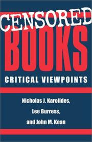 Cover of: Censored books: critical viewpoints