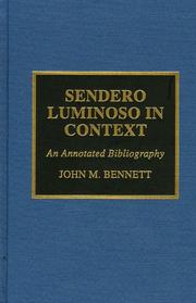 Sendero Luminoso in context : an annotated bibliography