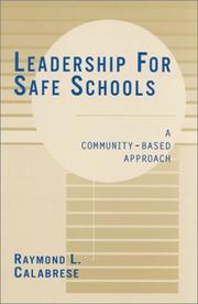 Cover of: Leadership for Safe Schools