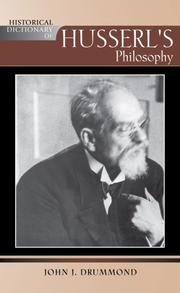 Historical dictionary of Husserl's philosophy