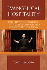 Cover of: Evangelical Hospitality by Baucum Tory