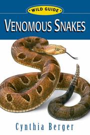 Cover of: Venomous Snakes (Wild Guide)