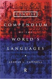 Concise Compendium of the World's Languages by George Campbell