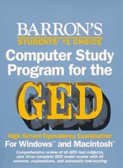 Cover of: Barron's Computer Study Program for the GED : High School Equivalency Examination for Windows and Macintosh