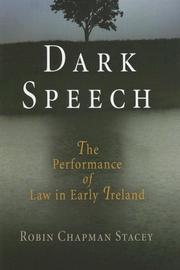 Cover of: Dark Speech by Robin Chapman Stacey