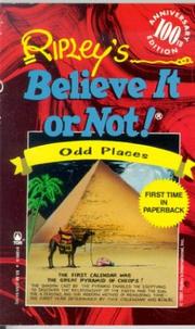 Cover of: Ripley's Believe It or Not!: Odd Places