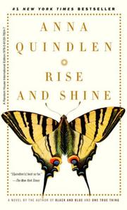 Cover of: AND SHINE by RISE Anna Quindlen