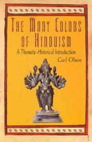 Cover of: The Many Colors of Hinduism: A Thematic-Historical Introduction