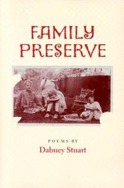 Cover of: Family preserve: poems