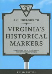 A guidebook to Virginia's historical markers