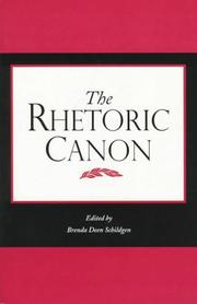 Cover of: The rhetoric canon