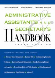 Administrative assistant's and secretary's handbook