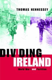 Cover of: Dividing Ireland: World War I and partition