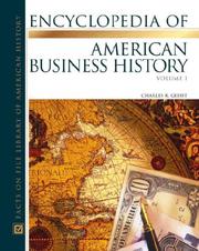 Cover of: Encyclopedia of American business history