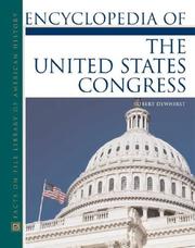 Cover of: Encyclopedia of the United States Congress by Robert E. Dewhirst