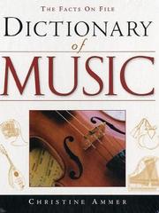 Cover of: The Facts on File Dictionary of Music (Facts on File)