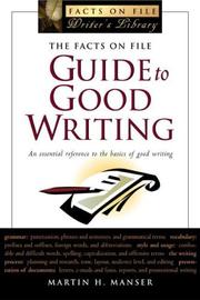 Cover of: The Facts on File guide to good writing