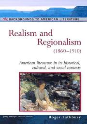 American realism and regionalism by Roger Lathbury