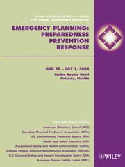 Emergency planning : preparedness, prevention & response : June 29, 30 and July 1, 2004 : Orlando, Florida