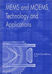 Cover of: MEMS and MOEMS Technology and Applications (SPIE Press Monograph Vol. PM85) by P. Rai-Choudhury