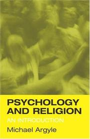 Psychology and religion : an introduction