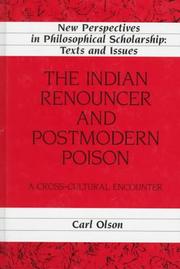 Cover of: The indian renouncer and postmodern poison: a cross-cultural encounter