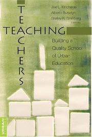 Teaching teachers : building a quality school of urban education