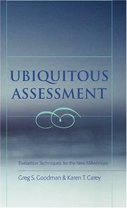 Cover of: Ubiquitous Assessment: Evaluation Techniques For The New Millennium (Counterpoints: Studies in the Postmodern Theory of Education)