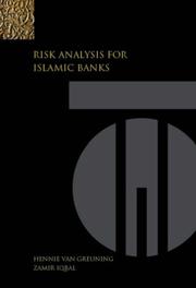 Risk analysis for Islamic banks by Hennie van Greuning, Hennie Van Greuning, Zamir Iqbal