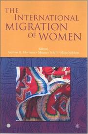 Cover of: The International Migration of Women (Trade and Development) (Trade and Development)