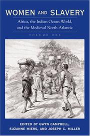 Cover of: Women and Slavery, V. 1: Africa, the Indian Ocean World and the Medieval North Atlantic