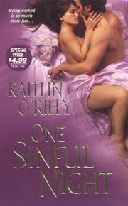 Cover of: One Sinful Night