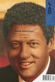 Cover of: Racial Americana (South Atlantic Quarterly)