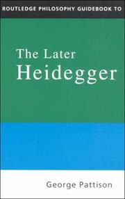 Routledge philosophy guidebook to the later Heidegger