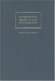 Cover of: Emily Dickinson: a descriptive bibliography