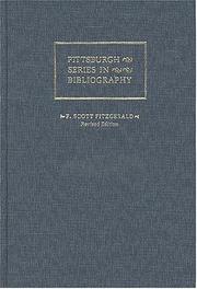 Cover of: F. Scott Fitzgerald: a descriptive bibliography