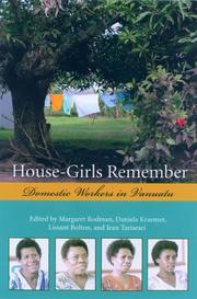 Cover of: House-Girls Remember: Domestic Workers in Vanuatu