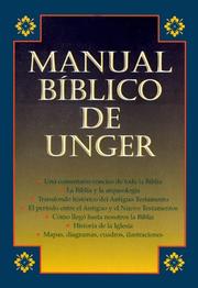 Cover of: Manual biblico de Unger: Unger's Bible Handbook