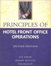 Cover of: Principles of Hotel Front Office Operations (Tourism & Hospitality)