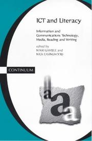 Cover of: Ict and Literacy: Information and Communications Technology, Media, Reading and Writing (Cassell Education Series)